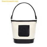  Túi Đeo Chéo Nữ Stretch Angels Weekly Bucket Bag Màu Trắng Viền Đen 