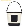 Túi Đeo Chéo Nữ Stretch Angels Weekly Bucket Bag Màu Trắng Viền Đen