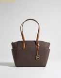  Túi Tote Michael Kors MK Marilyn Medium Tote Bag Màu Nâu Logo 