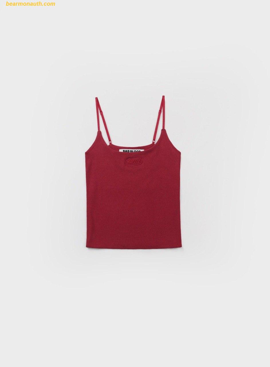 ■BADBLOOD■ Beyond Soft Cammy Tank Carmine w-tnk24-068 Badblood Beyond Soft Cami Tank - Carmine – BBGSHOPHK