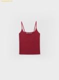  Áo Hai Dây Bad Blood Beyond Soft Cami Tank - Carmine w-tnk24-068 màu đỏ 