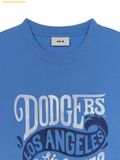  Áo Phông MLB Summer Letter Graphic Overfit Short Sleeve T-Shirt LA Dodgers 3ATSX0553-07BLM Xanh 