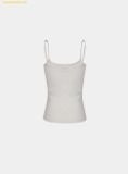  Áo Hai Dây Bad Blood Beyond Soft String Tank Cream w-tnk24-003 Màu Trắng Kem 