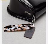  Túi Đeo Vai Coach Wavy Crinkled Patent Coachtopia Black 