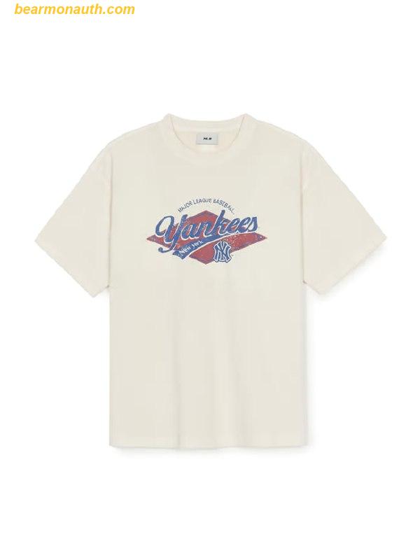 Áo Phông MLB Varsity Vintage Washing Graphic Mega Overfit