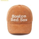 Mũ Lưỡi Trai MLB Teddy Corduroy Boston Red Sox 3ACPWC236-43BRS Màu Nâu 