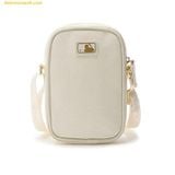  Túi Đeo Chéo MLB PU Diamond Monogram New York Yankees 7ACRMDD4N-50CRS Màu Trắng 
