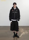  Áo Hoodie Zip Bad Blood Royal Classic Hooded Zip-Up - Black w-hde24-063 Màu Đen 