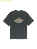  Áo Phông MLB Varsity Vintage Washing Graphic Mega Overfit Short Sleeve T-Shirt New York Yankees - Màu Đen 
