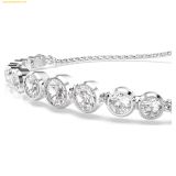  Vòng Tay, Lắc Tay Swarovski Imber Tennis bracelet Mixed round cuts, White, Rhodium plated 5705451 