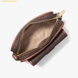  Túi đeo chéo Michael Kors MK Bradshaw Extra Small Metallic Signature Logo Camera Crossbody Bag 