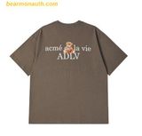  Áo Phông ADLV Bear Doll Basic Short Sleeve T-Shirt Màu Nâu 