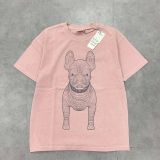  Áo Phông Lifework Biglogo Màu Nâu Hồng In Chó (SKU: Lw225Ts99) 