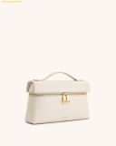  Túi Xách JW PEI Cốp Cầm Tay Thea Top Handle Bag Màu Trắng Kem 