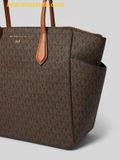  Túi Tote Michael Kors MK Marilyn Medium Tote Bag Màu Nâu Logo 