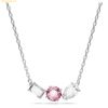 Dây Chuyền SWAROVSKI Mesmera pendant Mixed cuts, Pink, Rhodium plated - 5668275