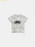  Áo Tay Ngắn Bad Blood Lion Patch Short Sleeve Slim Fit Washed White  w-tee25-031 Màu Trắng 