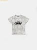 Áo Tay Ngắn Bad Blood Lion Patch Short Sleeve Slim Fit Washed White  w-tee25-031 Màu Trắng