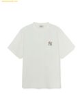  Áo Phông MLB Vintage Monotiv Overfit Short Sleeve T-Shirt New York Yankees 3ATSM0854-50IVS Màu Trắng 