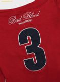  Áo Tay Dài Bad Blood Saint Blood Off Shoulder Top w-tee25-018 - Đỏ 