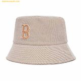  Mũ Bucket MLB Basic One Point Bucket Hat Boston Red Sox BOS (Brown) 3AHTM043N-43BRS Màu Nâu 