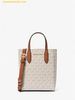 Túi Đeo Chéo Michael Kors MK Vincent Extra-Small Logo Crossbody Bag With Card Case Màu Trắng Logo