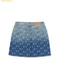  Chân Váy Demin MLB Women's Classic Monogram Gradient Print Denim Skirt New York Yankees 3FDSM0253-50INS 