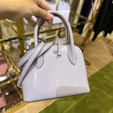  Túi Đeo Chéo Tory Burch Emerson Patent Mini Dome Satchel - 159532 - Tím 