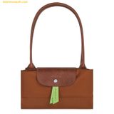  Túi Xách LongChamp Le Pliage Green L Tote Bag Cognac - Recycled Canvas 