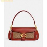  Túi Đeo Vai Coach Tabby Shoulder Bag 26 In Signature Canvas, CI032, Màu sắc: Nâu 