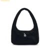Túi Đeo Vai MLB Basic Luxleisure Nylon Hobo Bag LA Dodgers Black 3ABQS044N-07BKS Màu Đen