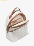  Balo Michael Kors Sheila Medium Logo Backpack Màu Trắng Logo 