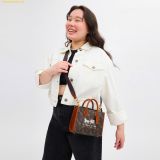  Túi Đeo Vai Coach Tote Mini Ace Tote Bag 17 With Horse And Carriage Print CT890 