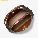  Túi Đeo Vai Michael Kors MK Pratt Medium Signature Logo And Metallic Shoulder Bag 35F4G3FS2B 