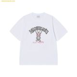  Áo Phông ADLV Blur Alien Short Sleeve T-Shirt Màu Trắng Kem 