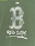  Áo Phông MLB Basic Street Logo Overfit Short Sleeve T-Shirt Boston Red Sox 