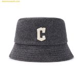  Mũ Bucket MLB Basic Wool Bucket Hat Cleveland Guardians 3AHTW0146-45MGD Đen 