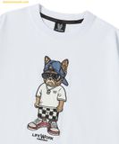 Áo Phông Lifework Snap Hipdog Short Sleeve T-Shirt LW252TS106 Màu Trắng / Xám / Đen 