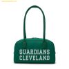 Túi Đeo Vai MLB Varsity Jacquark Square Shoulder Bag Cleveland Guardians Green 3ABQL014N-45GNS