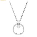  Dây Đeo Cổ, Dây Chuyền Swarovski Constella pendant Pavé, Round cut, White, Rhodium plated 5692261 - Bạc 