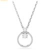 Dây Đeo Cổ, Dây Chuyền Swarovski Constella pendant Pavé, Round cut, White, Rhodium plated 5692261 - Bạc