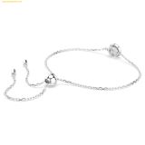  Vòng, lắc tay SWAROVSKI Una Angelic bracelet Round cut, White, Rhodium plated - SKU: 5636266 
