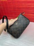  Túi Đeo Vai Coach Nolita 19 In Blocked Signature Canvas - Nâu 