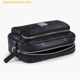  Túi Đeo Chéo MCM Aren Crossbody In Visetos Màu Đen 