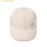  Mũ Lưỡi Trai MLB Monogram Velvet Embo Structured Ball Cap New York Yankees 3ACPMV046‑50CRD 