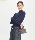  Túi Trống Tory Burch Monogram Petite Barrel Bag 
