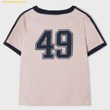  Áo Phông WHOAU Steve Track Line Ringer WHRAF3753F Tshirt Màu Hồng 