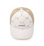  Mũ Lưỡi Trai MLB Dia MONOGRAM Sportive Mesh Cap NEW YORK YANKEES Màu Nâu Phối Trắng 