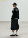  Áo Khoác Bomber Bad Blood Billy Jersey Windbreaker w-jkt24-027 - Đen 