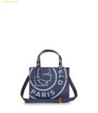  Túi Tote Karl Lagerfeld Nouveau Exploded Logo Print Small Satchel 75901199 - Xanh denim 